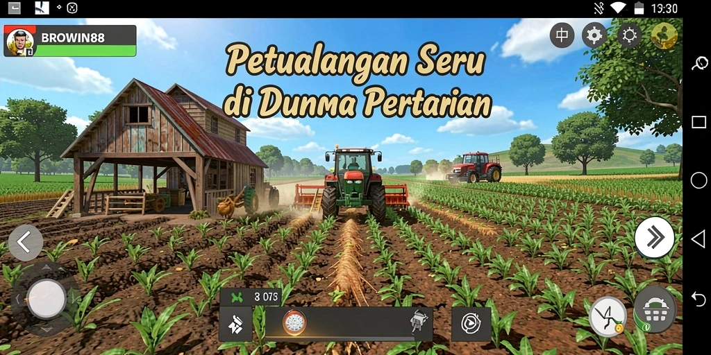 Tangkapan layar BROWIN88 menampilkan keseruan gameplay bertani yang menarik.