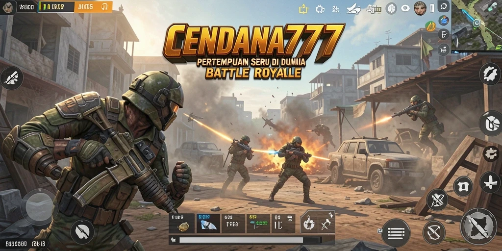 Tampilan seru dari pertempuran CENDANA777 di arena.
