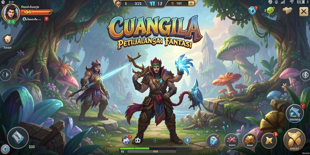 Tampilan gameplay CUANGILA yang memukau dalam petualangan seru.