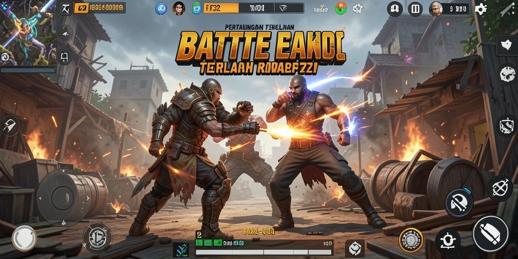 Tampilan gameplay F32 yang mendebarkan dalam aksi Battle Royale.