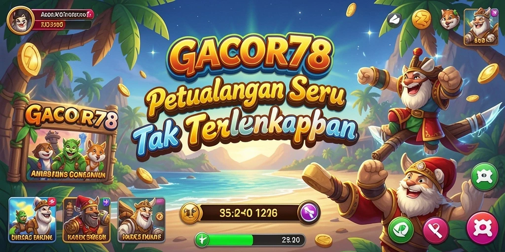 Gameplay GACOR78 menampilkan petualangan epik yang mendebarkan.