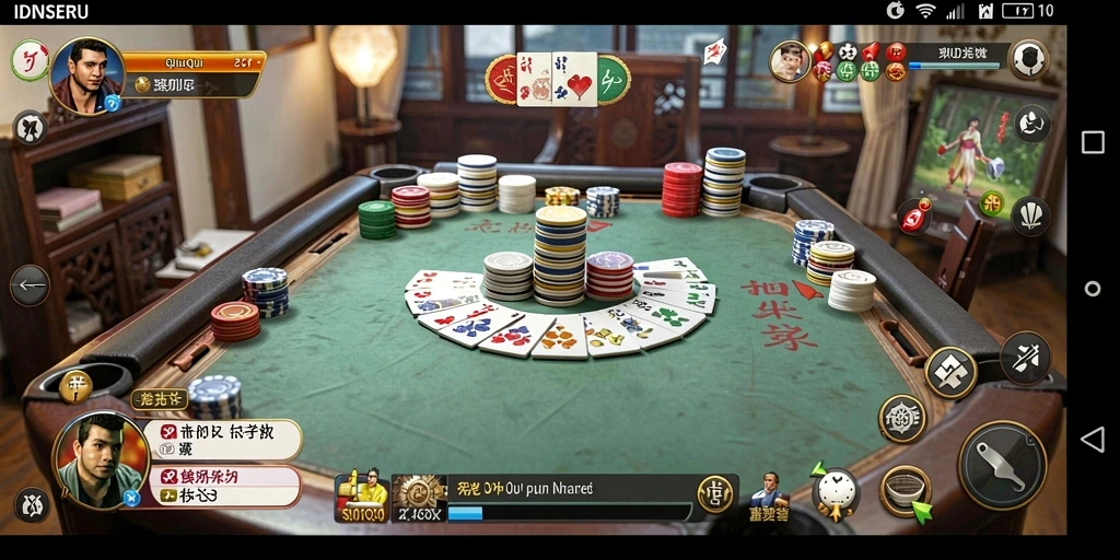 Screenshot menunjukkan gameplay menarik QiuQiu di IDNSERU.