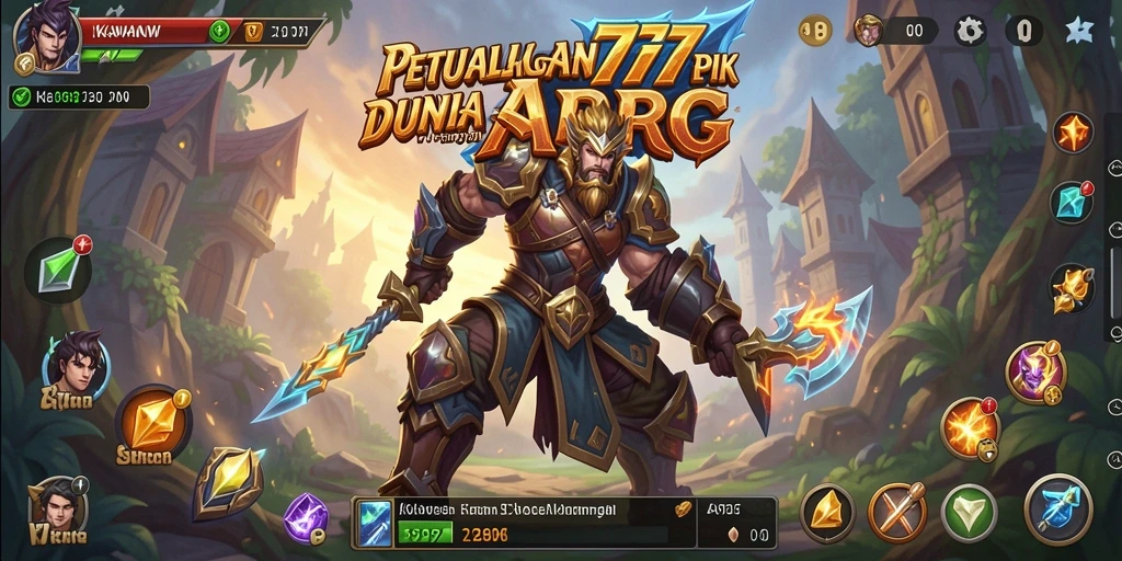 Screenshot menampilkan aksi seru gameplay KAWAN777.