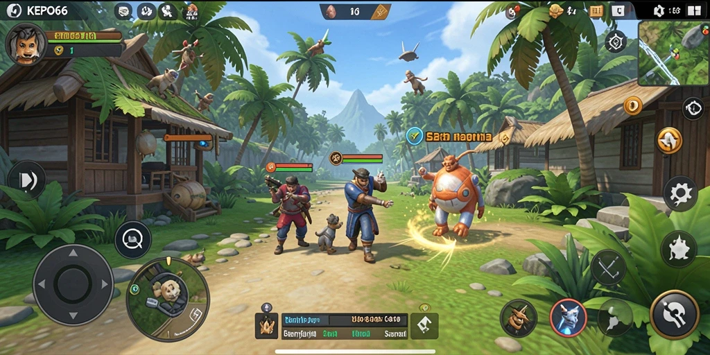 Tampilan seru gameplay KEPO66 yang menghibur dan penuh warna.
