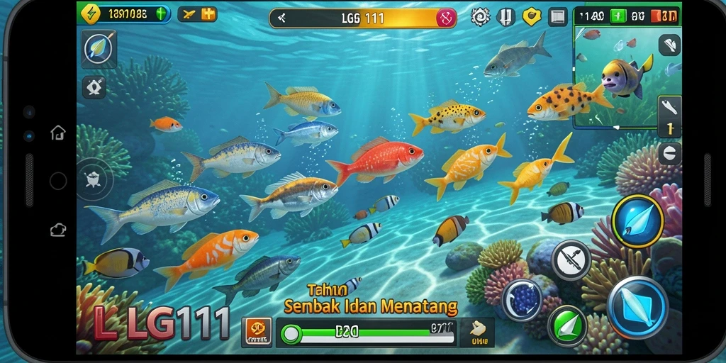 Tangkapan layar gameplay yang seru dan menantang di LG111.