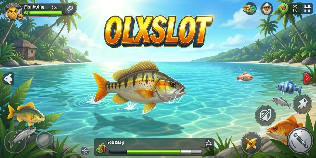 Tangkapan ikan yang mengesankan dalam OLXSLOT, menampilkan momen seru saat memancing.