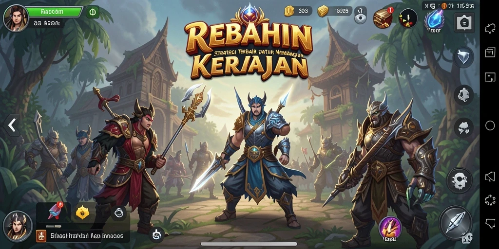 Tampilan gameplay SLG yang seru dan menarik di REBAHIN.