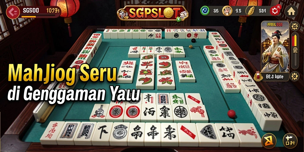 Screenshot gameplay SGPSLOT dengan tampilan Mahjong yang menarik.