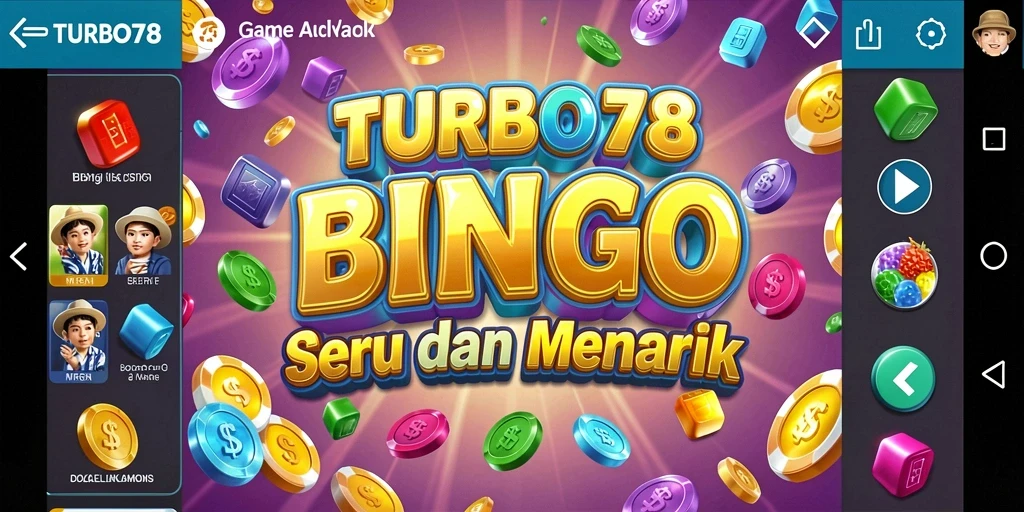 Screenshot gameplay Bingo TURBO78 yang seru dan menarik.
