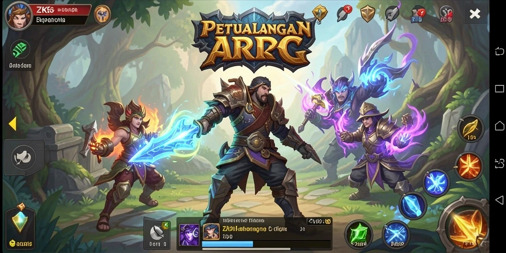 Tangkapan layar ZK6 menampilkan aksi gameplay ARPG yang menegangkan.